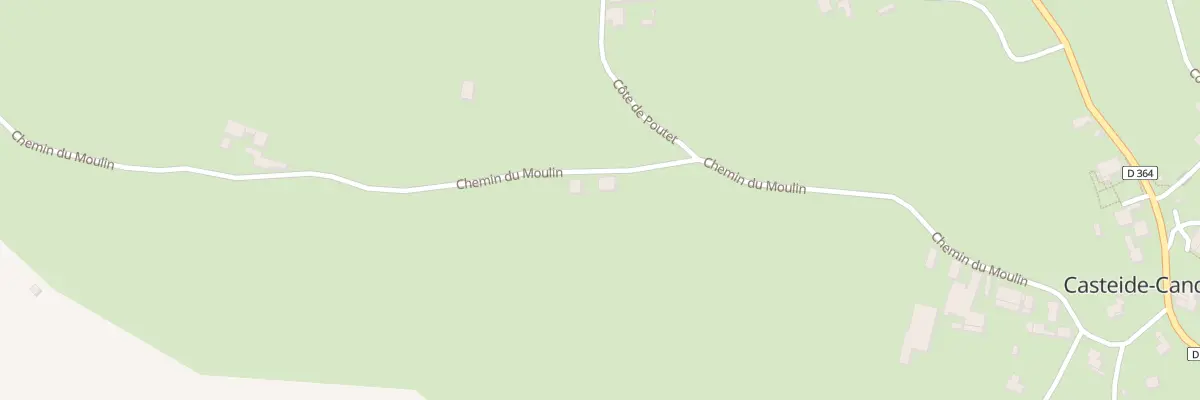 Plan du 535 Chem du Moulin à Casteide-Candau