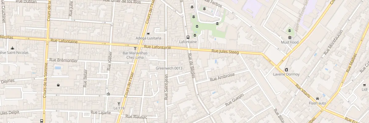 Plan du 63 Rue de Bègles à Bordeaux