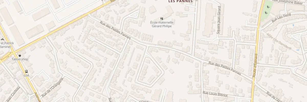 Plan du 29 Rue des petites Pannes à Angers