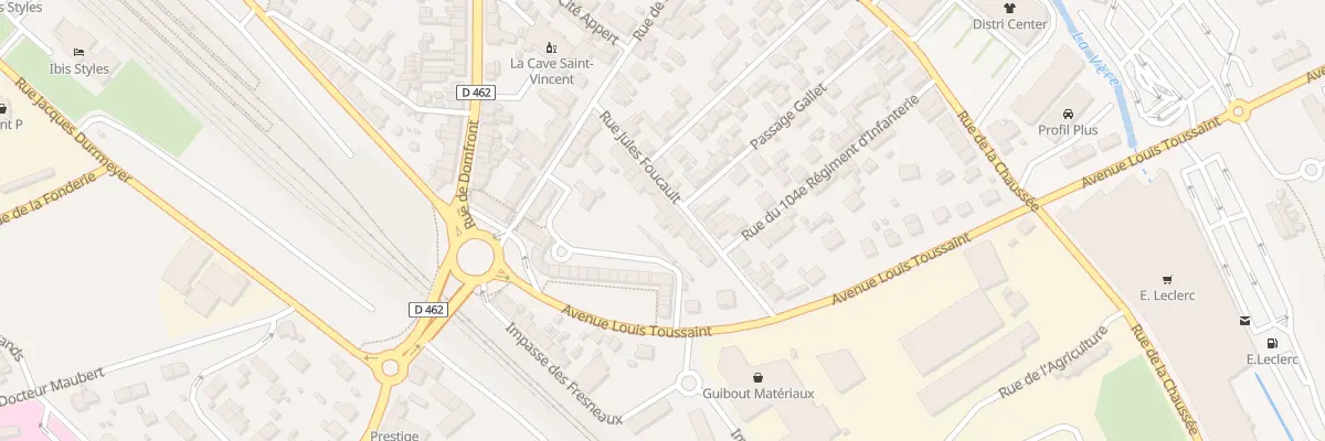 Plan du 12T Rue Jules Foucault à Flers