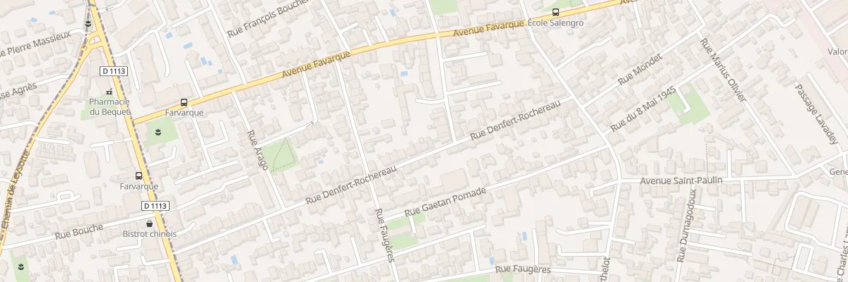 Plan du 31 Rue Denfert-Rochereau à Bègles