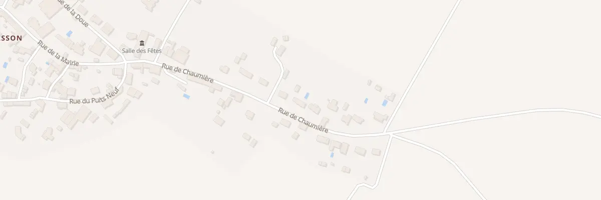 Plan du 27 Rue de la chaumière à Benet