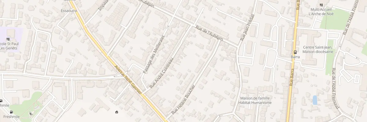 Plan du 28 Rue André Cointreau à Angers