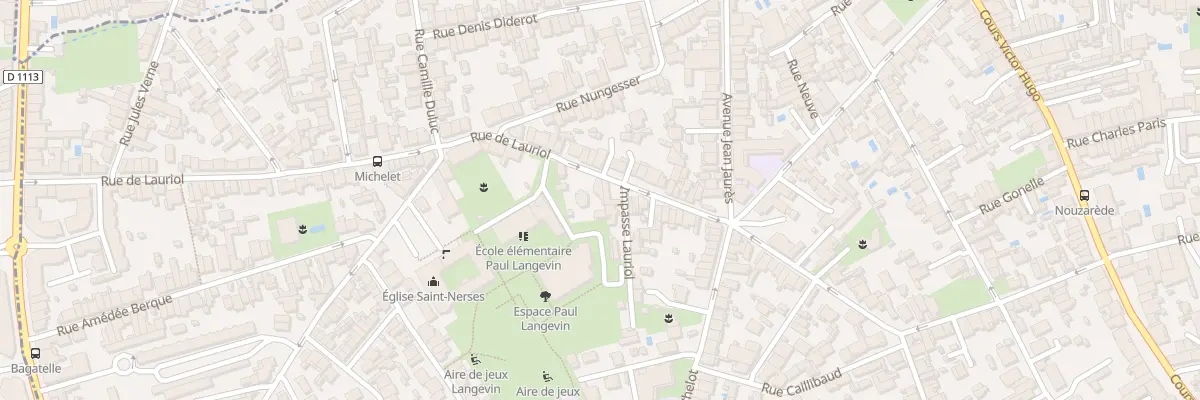 Plan du 133B Rue Lauriol à Bègles