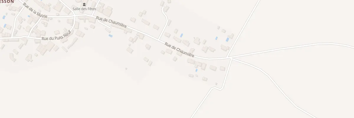 Plan du 30 Rue de la chaumière à Benet