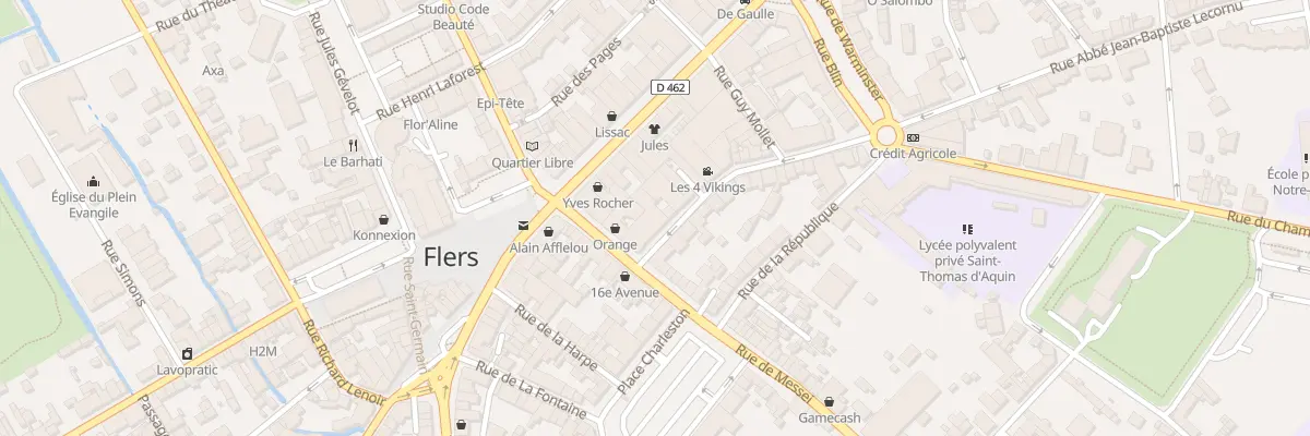 Plan du 11 Rue Abbe J.B Lecornu à Flers