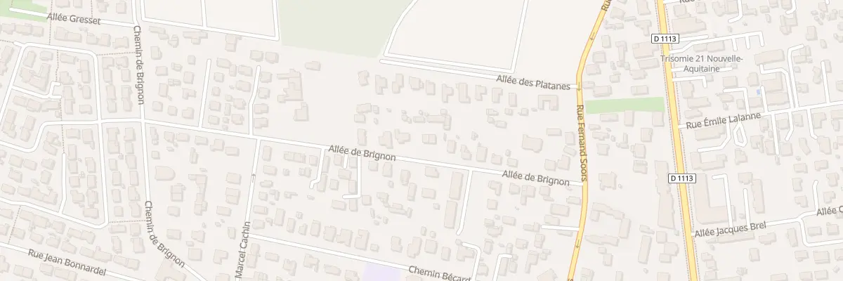 Plan du 17 All Brignon à Villenave-d’Ornon