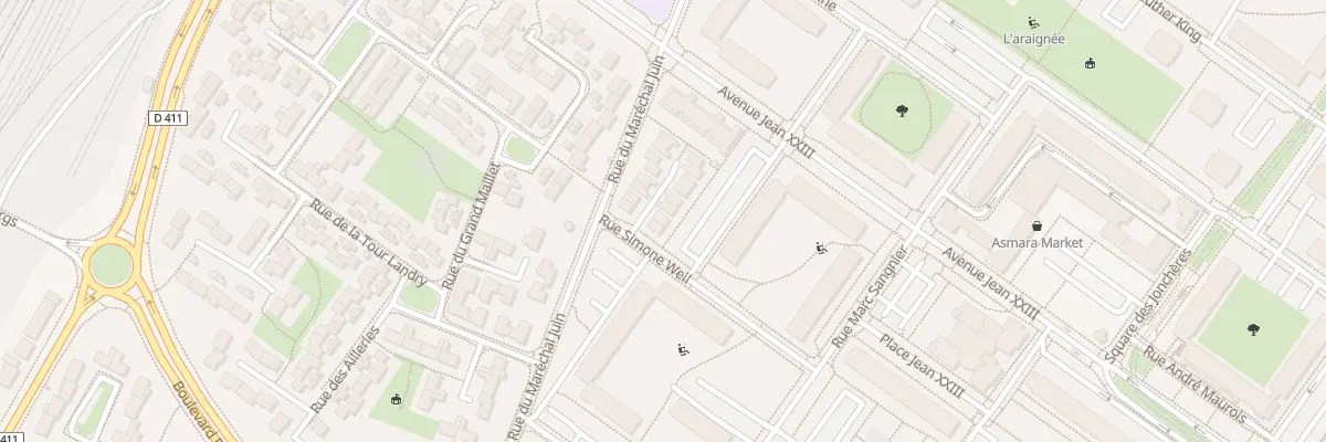 Plan du 13 Sq du Commandant Cousteau à Angers
