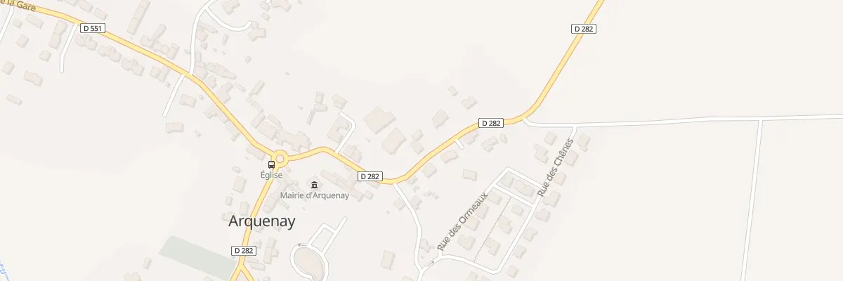 Plan du 11 Rue des Noyers à Arquenay