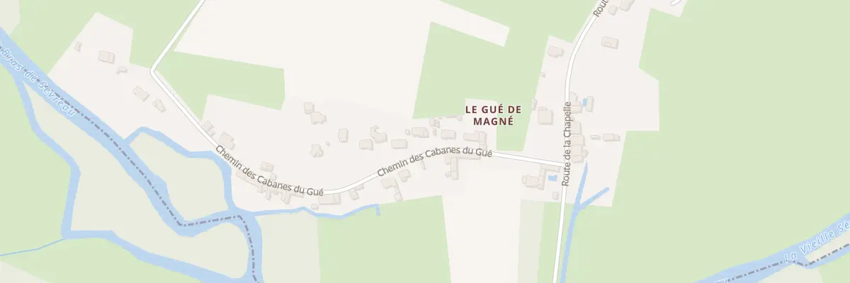 Plan du 32 Che des Cabanes du Gué à Magné
