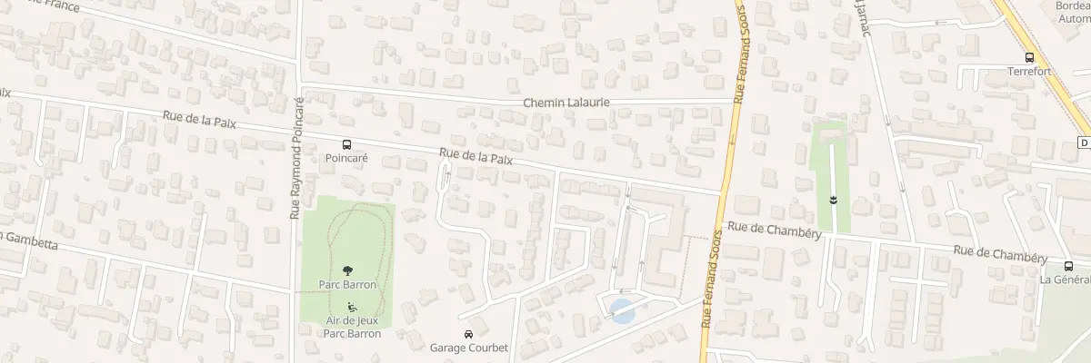 Plan du 95 Rue de la Paix à Villenave-d’Ornon