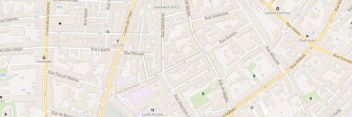 Plan du 17B Rue Cazemajor à Bordeaux