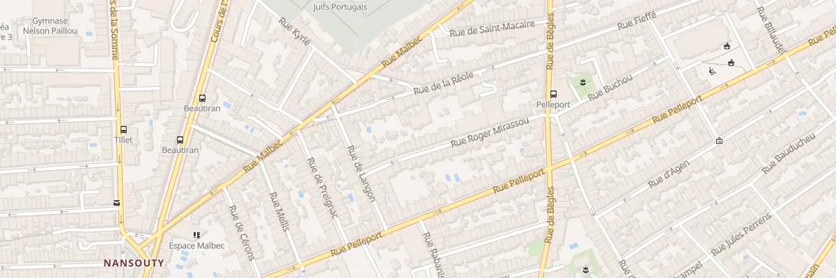 Plan du 51 Rue Roger Mirassou à Bordeaux
