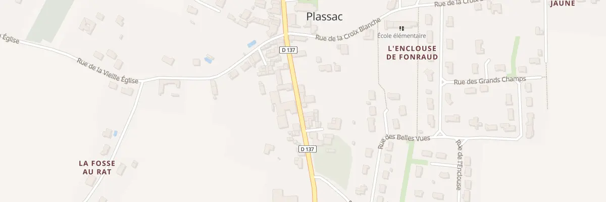 Plan du 81 Av de Haute Saintonge à Plassac