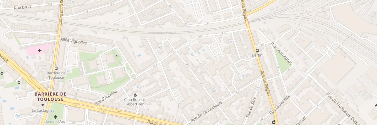 Plan du 6 Rue Blaise Pascal à Bordeaux