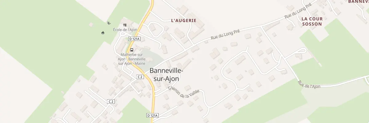 Plan du 120 Rue du Long Pre - Banneville à Malherbe-sur-Ajon