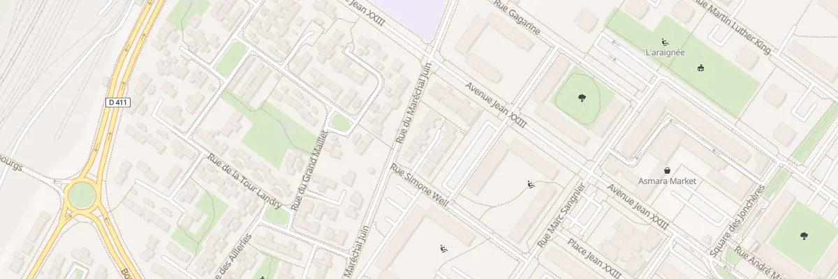 Plan du 10 Sq du Commandant Cousteau à Angers