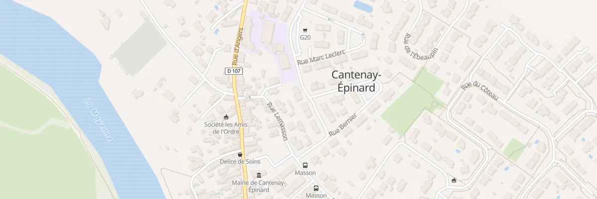 Plan du 9 Rue du Président Lelièvre à Cantenay-Épinard
