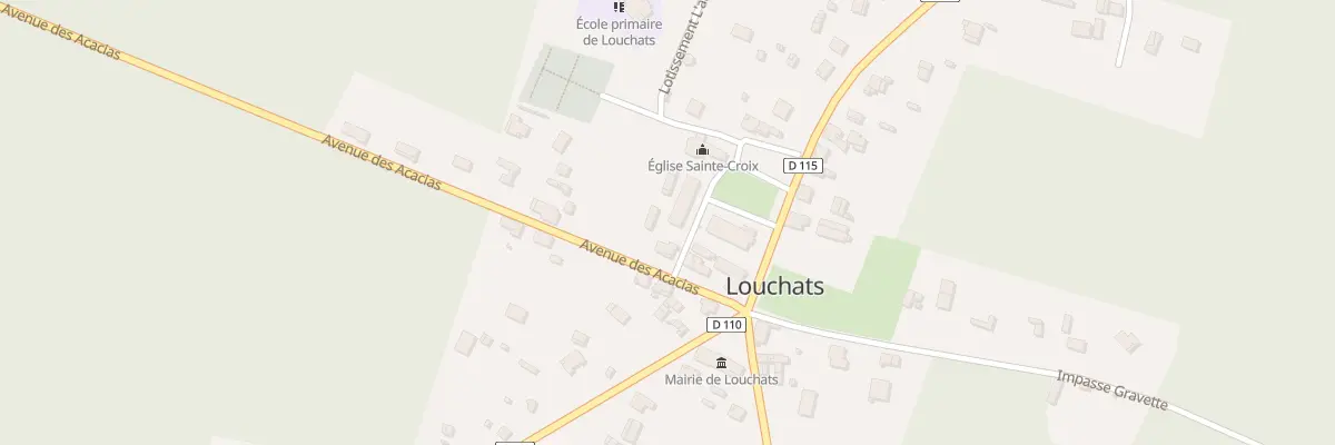 Plan du 4 Pl Sainte Croix à Louchats