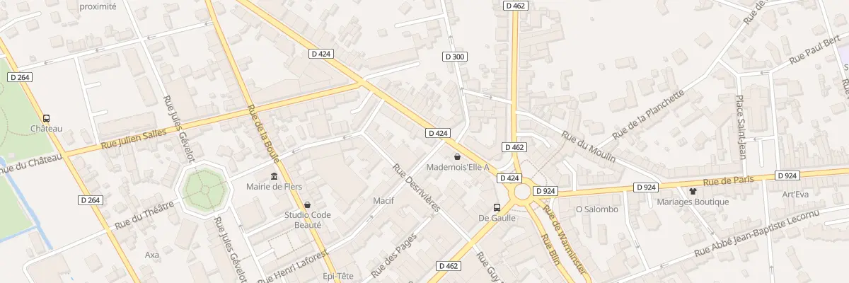 Plan du 17 Rue de la Onzieme Db à Flers