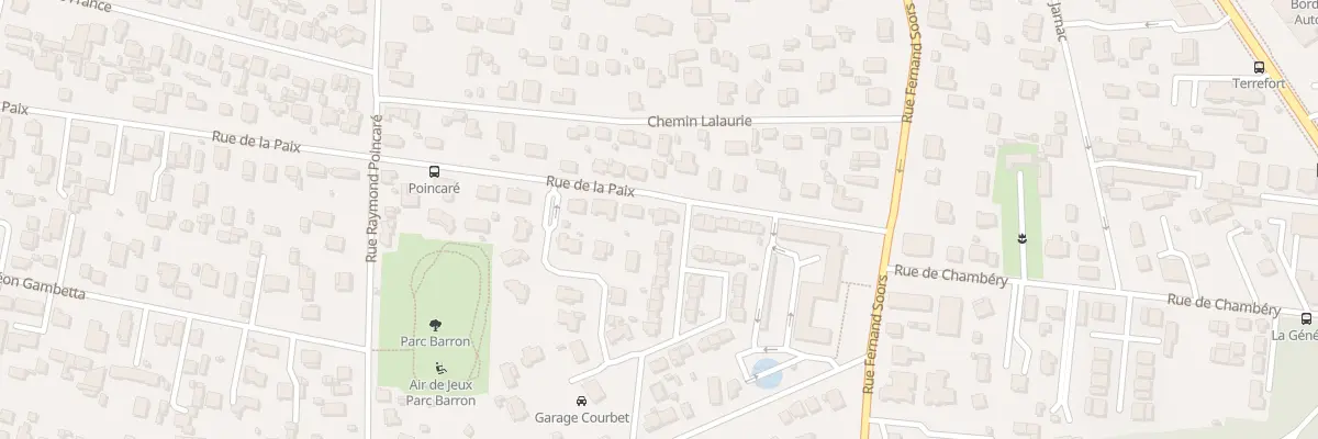 Plan du 93 Rue de la Paix à Villenave-d’Ornon