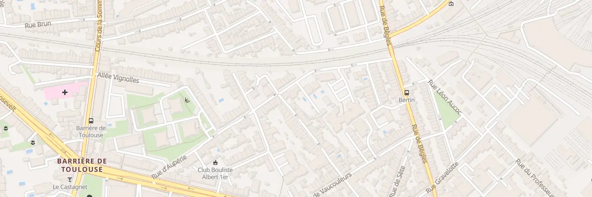 Plan du 28 Rue d’Auperie à Bordeaux
