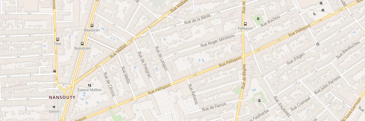 Plan du 56 Rue Roger Mirassou à Bordeaux
