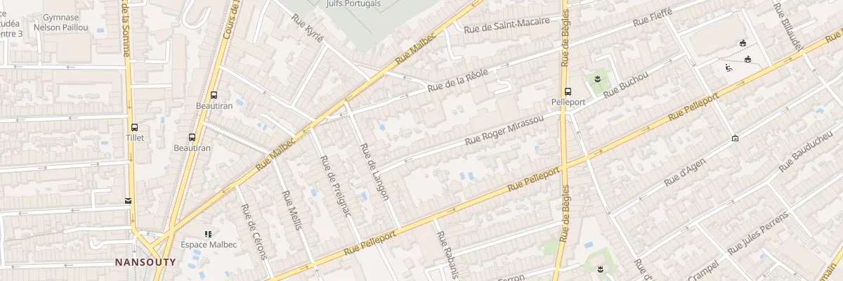 Plan du 55 Rue Roger Mirassou à Bordeaux