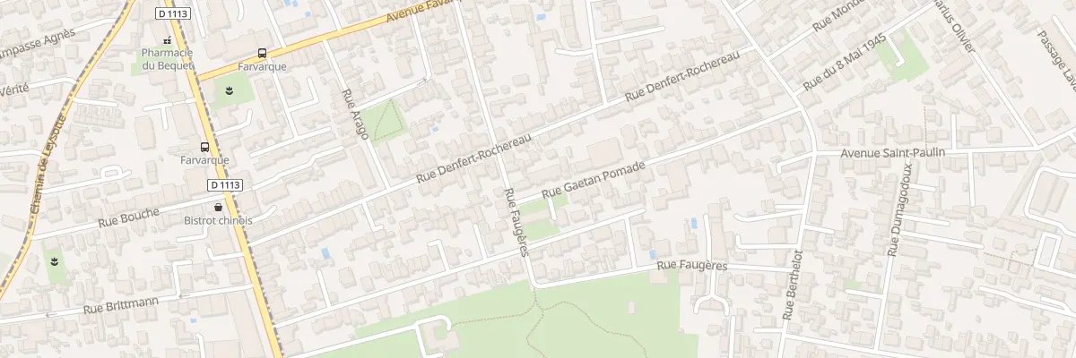 Plan du 51 Rue Gaetan Pomade à Bègles