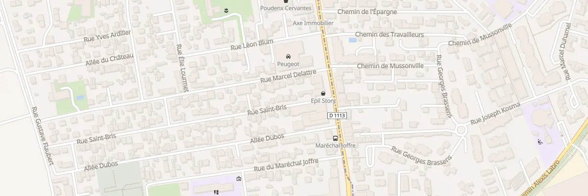 Plan du 3 Rue Saint Bris à Villenave-d’Ornon