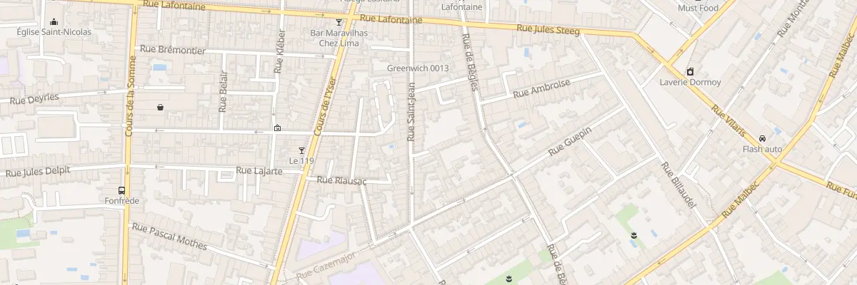 Plan du 72 Rue Saint-Jean à Bordeaux
