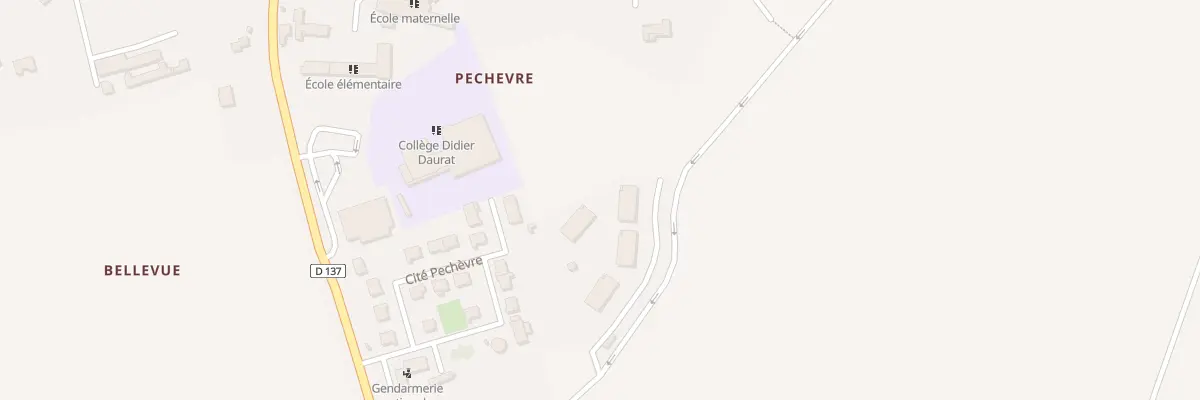 Plan du 5373 Pechevre à Mirambeau
