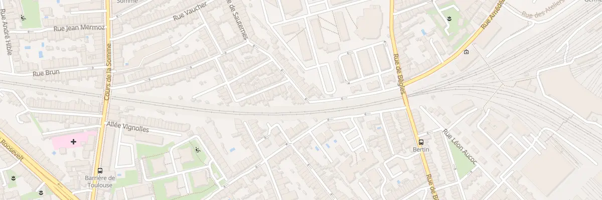 Plan du 4 Rue des Poilus 1914-1918 à Bordeaux