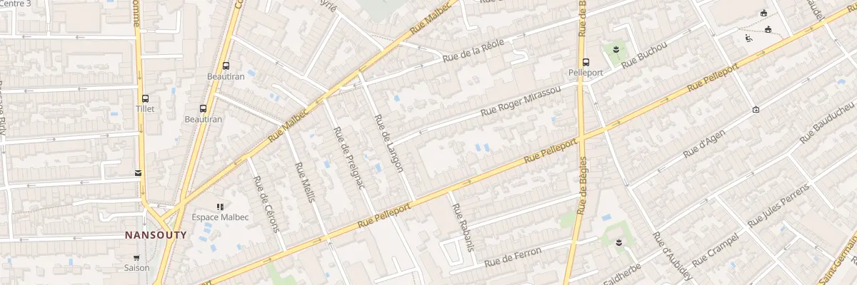Plan du 58 Rue Roger Mirassou à Bordeaux
