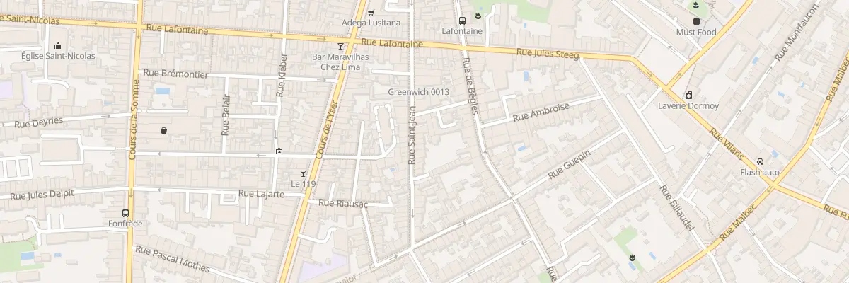 Plan du 60 Rue Saint-Jean à Bordeaux