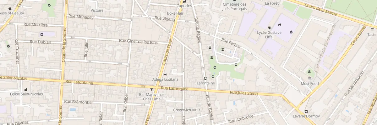 Plan du 12 Rue Saint-Jean à Bordeaux