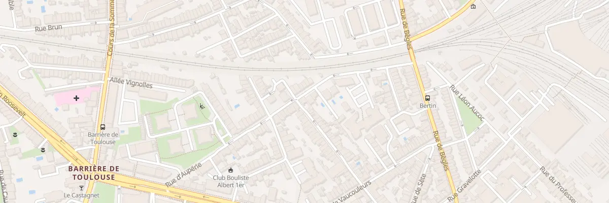 Plan du 30 Rue d’Aupérie à Bordeaux