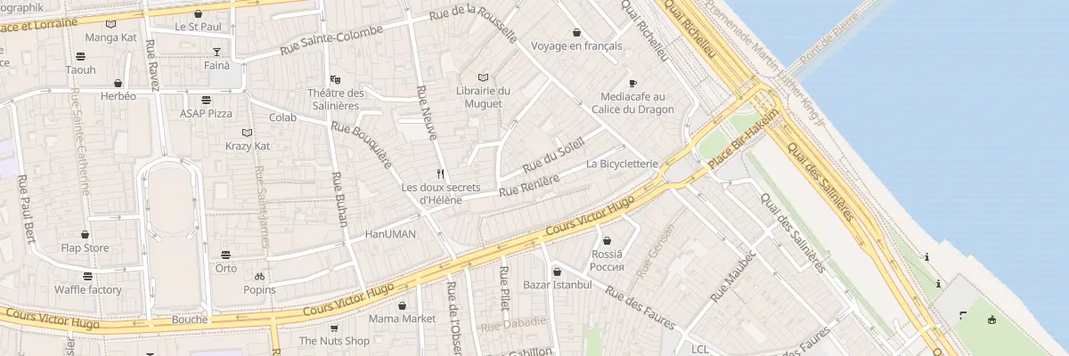 Plan du 19 Rue Renière à Bordeaux