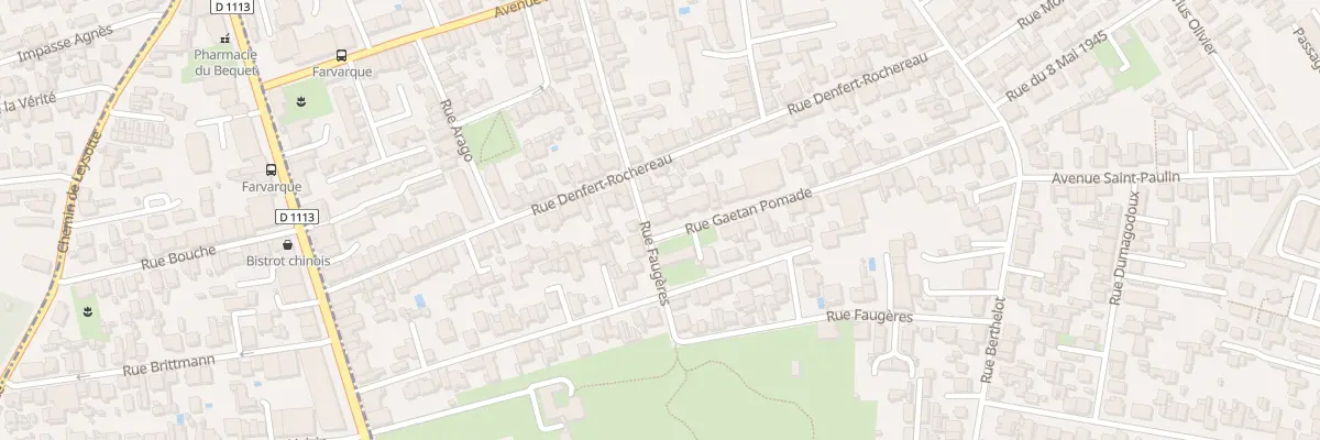 Plan du 53 Rue Gaetan Pomade à Bègles