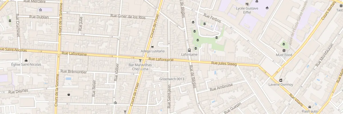 Plan du 30 Rue Saint-Jean à Bordeaux
