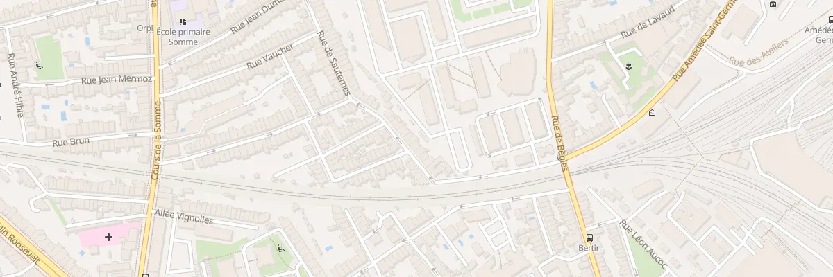 Plan du 31 Rue des Poilus 1914-1918 à Bordeaux