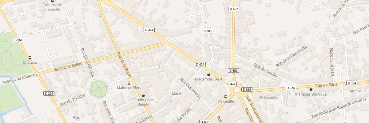 Plan du 25 Rue de la Onzieme Db à Flers