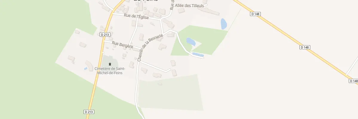 Plan du 4 All des Noisetiers à Bierné-les-Villages