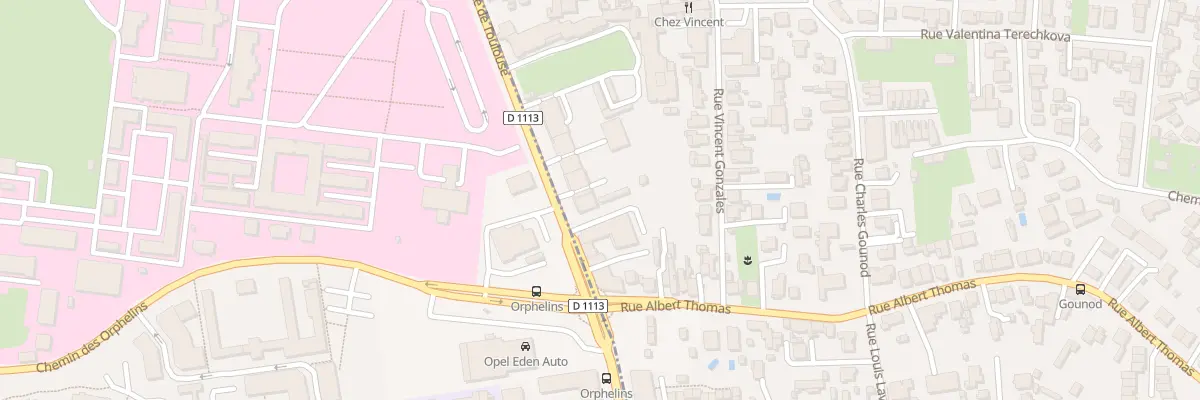 Plan du 358 Rte de Toulouse à Bègles