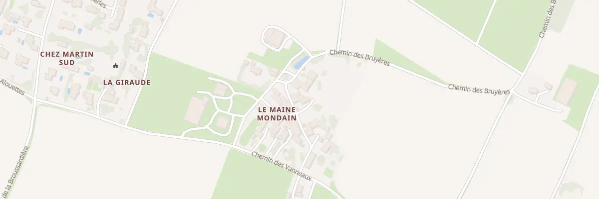 Plan du 14 Rue du Maine Mondain à Chaniers