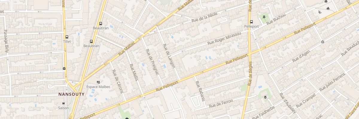 Plan du 64 Rue Roger Mirassou à Bordeaux