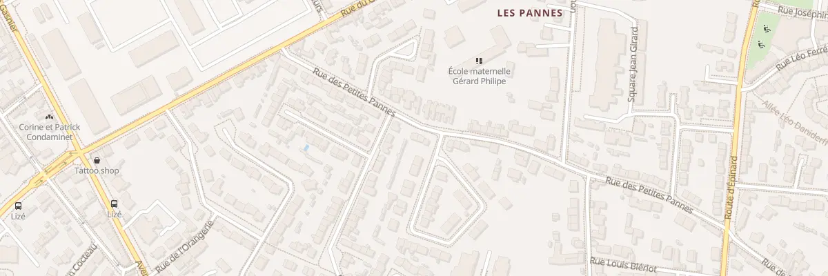Plan du 37 Rue des petites Pannes à Angers