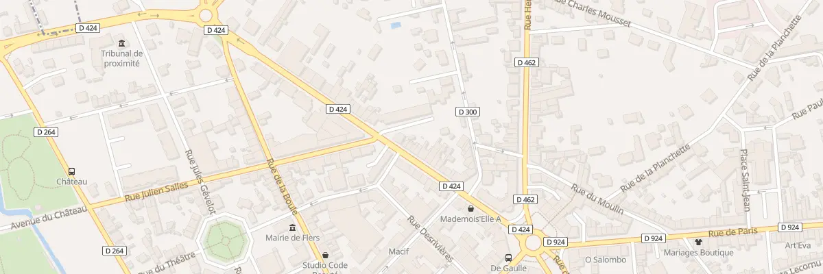 Plan du 36 Rue de la Onzieme Db à Flers