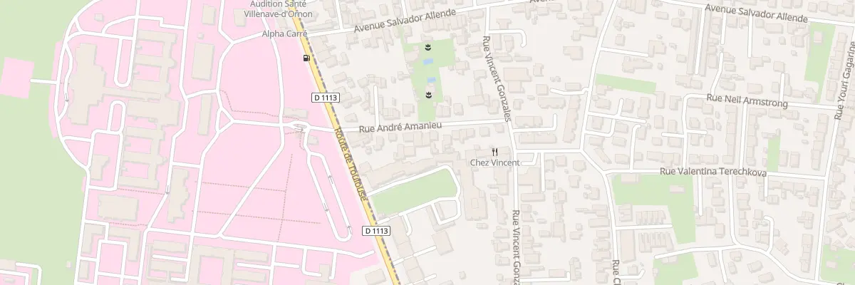 Plan du 9 Rue André Amanieu à Bègles