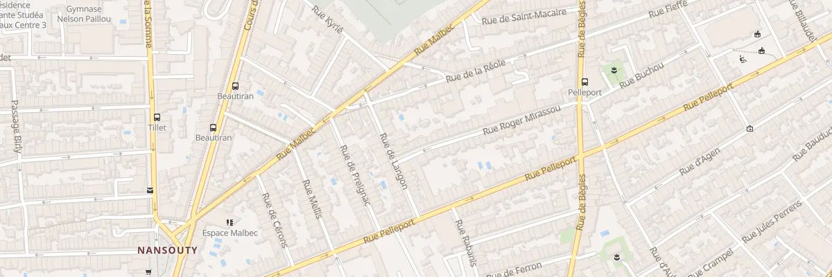 Plan du 63 Rue Roger Mirassou à Bordeaux